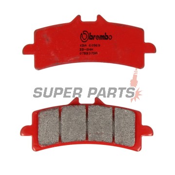 Накладки -BREMBO- 07BB37SA, Aprilia RSV4 / Ducati Panigale / BMW S1000RR / Suzuki GSX-R / Yamaha YZF-R / KTM Super Duke / MV Agusta / Triumph Daytona