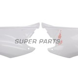 Задни странични пластмаси -POLISPORT- бели, HONDA CR 125/250 2000-2001