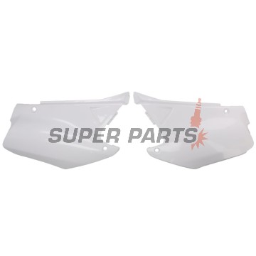 Задни странични пластмаси -POLISPORT- бели, HONDA CR 125/250 2000-2001