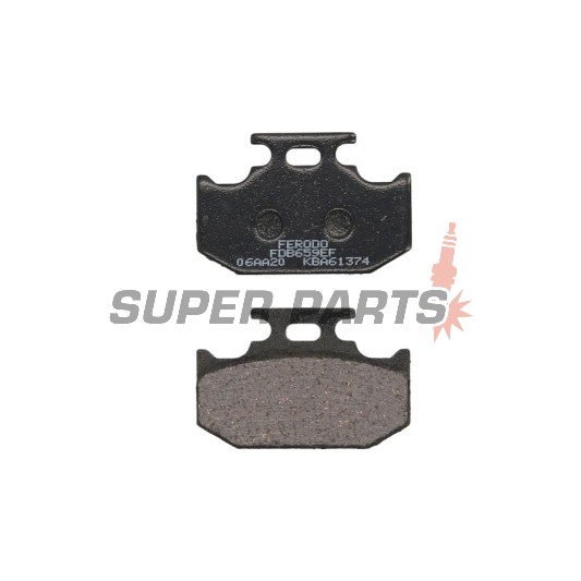 Накладки -FERODO- FDB659EF, Kawasaki KX, Suzuki DR / RM, Yamaha TT / WR / YZ 125-650 1989-2002