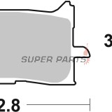 Накладки -BREMBO- 07HO62SA, Honda CRF Africa Twin/NT 1000-1100cc (2015-2022)