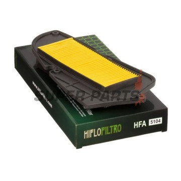 Въздушен филтър -HIFLO FILTRO- HFA5104, Peugeot LXR 125-200, SYM HD 125-200 (2003-2015)