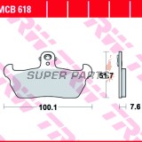 Накладки -TRW- MCB618, Aprilia Pegaso/RX/Tuareg, Cagiva Elefant/Freccia/Mito/Supercity/W8-W16, Gilera RC600, Moto Guzzi Quota 1000ie, Moto Morini Dart (1988-1999)