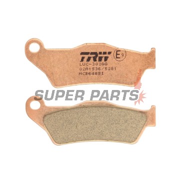 Накладки -TRW- MCB648SI, Alfer 250, Aprilia MX/Mana/Pegaso/RST, ATK Cross/Enduro, BMW G450X/HP2, Ducati Monster, Gas Gas EC, Husqvarna SM/TE/WR, KTM Adventure/EXC/SX, Moto Guzzi Stelvio, Yamaha TT/Majesty