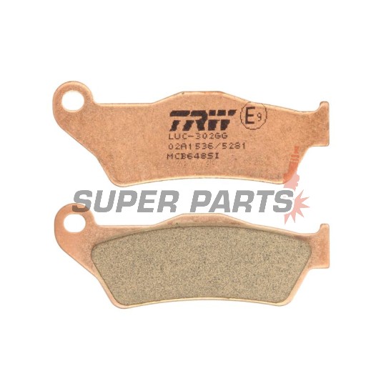 Накладки -TRW- MCB648SI, Alfer 250, Aprilia MX/Mana/Pegaso/RST, ATK Cross/Enduro, BMW G450X/HP2, Ducati Monster, Gas Gas EC, Husqvarna SM/TE/WR, KTM Adventure/EXC/SX, Moto Guzzi Stelvio, Yamaha TT/Majesty