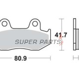 Накладки -TRW- MCB534, Honda ATC250R/350X, CH250 Spacy/Elite, CN250 Helix, CR50R/125R/250, FTR250, Lead100, MTX125, NES125/150, RX250RE, SCV100 Lead, SH125/150, TRX250R, XL250R/350R/600R, XLR250R, XR250R/350R/500R/600R, Peugeot Elyseo 125