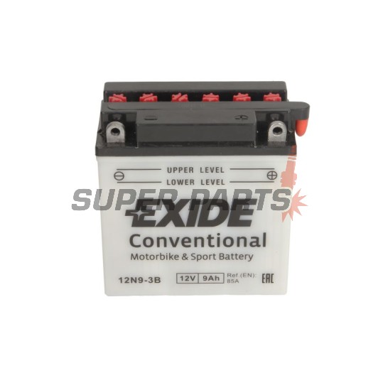 Акумулатор -EXIDE- 12N9-3B, 9Ah 12V