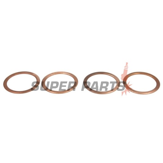 Гарнитура за ауспух -WINDEROSA- Kawasaki H2 Ninja 1000 2019, Kawasaki Ninja 1000 2020, Kawasaki ZX-10R 1000 2011-2019, Kawasaki ZX-6R 600 1998-2012, Kawasaki ZX-6R 636 2003-2006, 2013-2022, Kawasaki ZZR 600 2005-2008