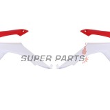 Предни странични пластмаси -POLISPORT- червено/бяло, HONDA CRF 250/450 2013-2017