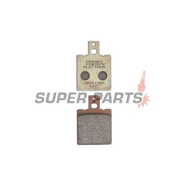 Накладки -FERODO- FDB207P, Aprilia RS 50/125/250, AF1 125, Tuareg 125/350, Ducati Monster 600/900/1000, 916, SS 750/900, Cagiva Mito 125, Raptor 650, Elefant 750, KTM GS 125/500, MX 125/500, Moto Guzzi California 1100, Daytona 1000, V11 1100, Husqvarna CR