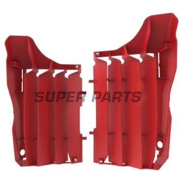 Протектори за радиатор -POLISPORT- червен, HONDA CRF 250 2018-2019