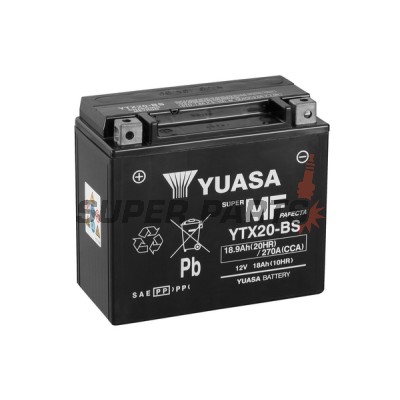 Акумулатор -YUASA- YTX20-BS, 19Ah 12V