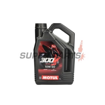 Двигателно масло -MOTUL- 300VRR 10W50 4L 112535, 10W50, пълна синтетика + естер, 4L