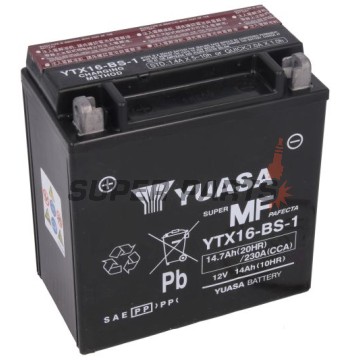 Акумулатор -YUASA- YTX16-BS-1, 15Ah 12V