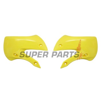 Предни странични пластмаси -POLISPORT- жълти, SUZUKI RM 65 2003-2005