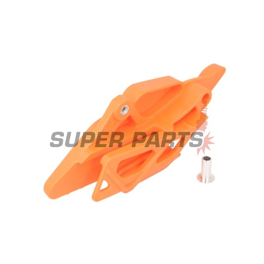 Водач за верига -POLISPORT- оранжев, полиуретан, KTM EXC, EXC-F, SX, SX-F, XC, XC-F 125-500 2022-2024