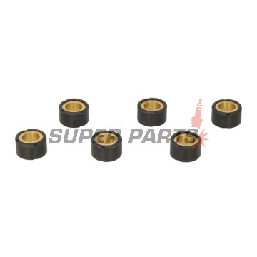 Ролки за вариатор -RMS- 20x12mm, 10.5g, 6бр, MBK Doodo 125 2001, MBK XC 125 1996-2000, MBK XQ (Thunder) 125 2001-2002, Yamaha VP 125 2008, Yamaha XC 125 1999-2003, Yamaha XN (Teos) 125 2000, Yamaha YP 125 2006-2009