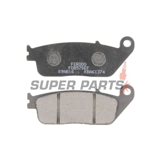 Накладки -FERODO- FDB570EF, Honda CB 500F / CBR 500R / Rebel 500, NSS Forza 125 / 300 2013-2019