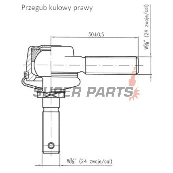 Външен кормилен накрайник -4 RIDE- Polaris Predator 500 2003-2006