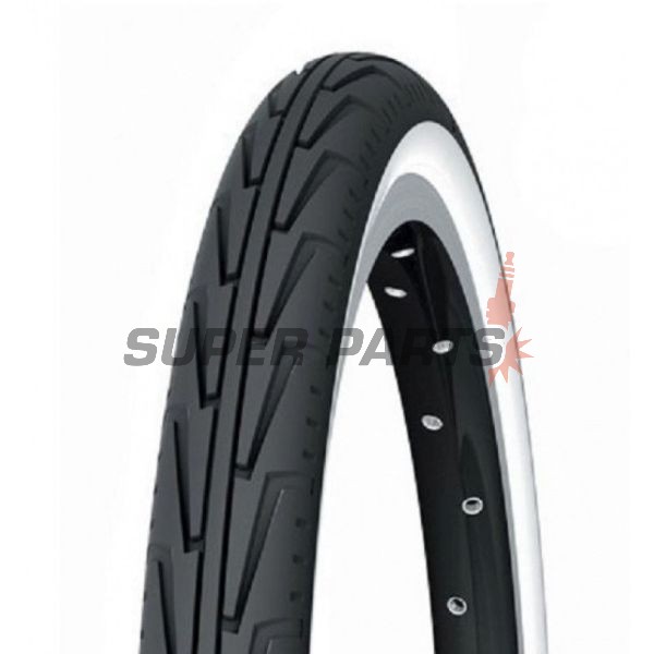 Велосипедна гума -MICHELIN- 24X1.75, CITYJ, бяла