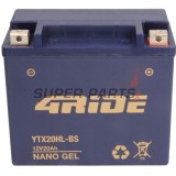 Акумулатор -4 RIDE- YTX20HL-BS 4RIDE GEL, 20Ah 12V