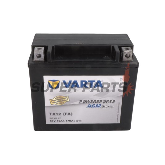 Акумулатор -VARTA- YTX12-BS READY, 10Ah 12V