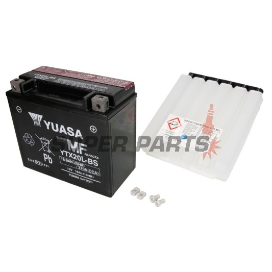Акумулатор -YUASA- YTX20L-BS, 19Ah 12V