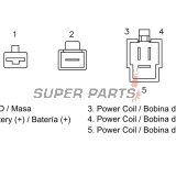 Реле за зареждане -DZE- реле-регулатор, 12V, 35A, YAMAHA VMX-12 1200 1996-2007