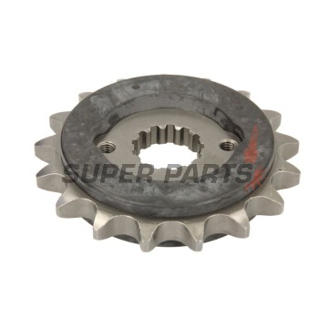 Преден пиньон -JT- JTF513,17RB, 17 зъба, с гумен демпфер, Cagiva Raptor 1000 2001-2006, V-Raptor 1000 2001-2006, X-Raptor 1000 2002-2003, X-Tra Raptor 1000 2001-2005, Kawasaki GPX 500 1988, GPX 600 1988-1990, 1993-2000, GPX 750 1987-1988