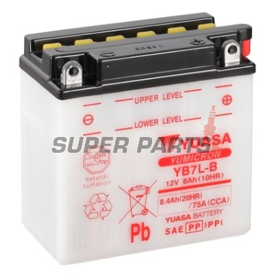 Акумулатор -YUASA- YB7L-B, 8Ah 12V