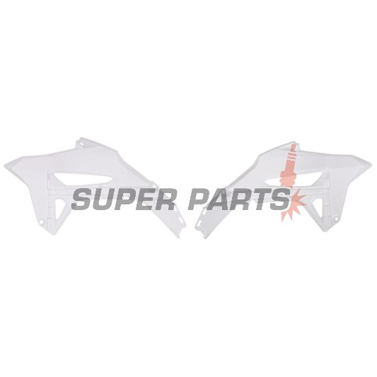 Предни странични пластмаси -POLISPORT- бели, HONDA CRF 250/450 2021-2023