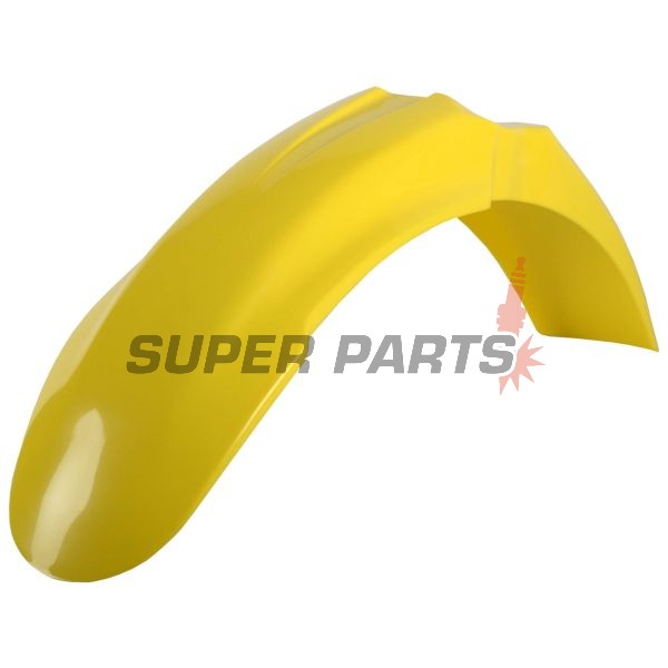 Преден Supermoto калник -POLISPORT- жълт, KAWASAKI KX; SUZUKI RM-Z 250/450 2004-2008
