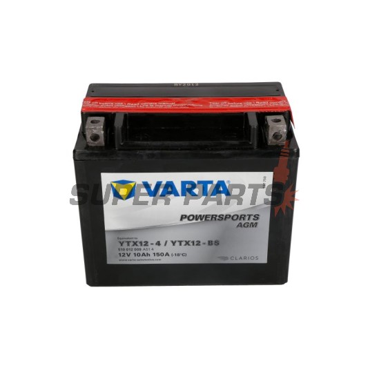 Акумулатор -VARTA- YTX12-BS, 10Ah 12V