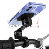 Стойка за телефон -4 RIDE- метална, анти-вибрационна, 12-32mm захващане - универсална