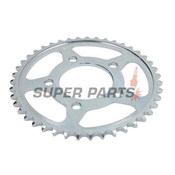 Заден пиньон -JT- JTR2010,43, 43 зъба, стоманен, Triumph Adventurer 900 1996-2001, Daytona 750/1000 1991-1995, Daytona 900/1200 1993-1997, Legend 900 1998-2001, Speed Triple 900 1994-1996, Sprint 900 1993-1997, Sprint Sport 900 1998