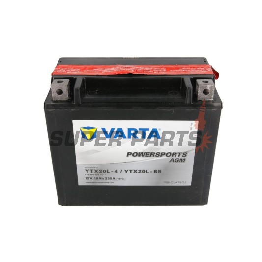 Акумулатор -VARTA- YTX20L-BS, 18Ah 12V