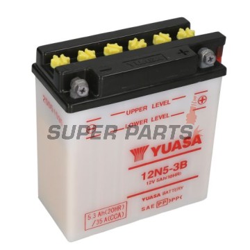 Акумулатор -YUASA- 12N5-3B, 5Ah 12V