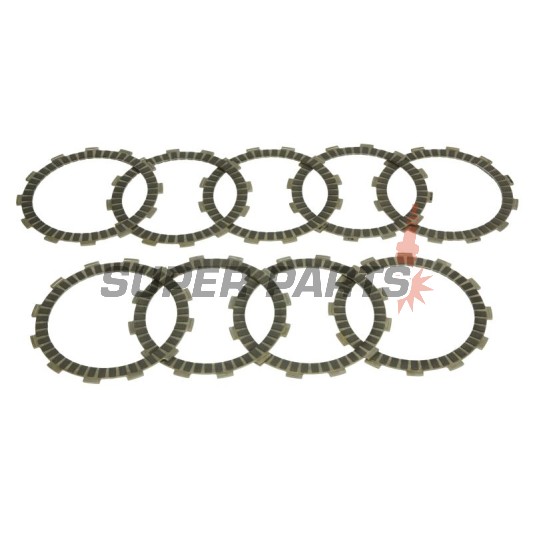 Съединител комплект (дискове) -TRW- MCC221-9RAC, Kawasaki Z750/Z750R/Z800 ABS, Kawasaki ZX-6R/ZX-6RR Ninja 600/636 (1995-2017)
