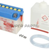 Акумулатор -YUASA- YB4L-B + ELEKTROLIT, 4Ah 12V