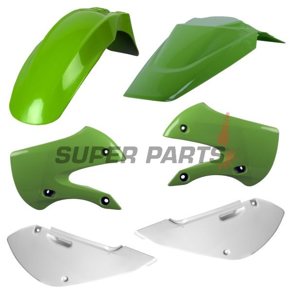 Пластмаси комплект -POLISPORT- KAWASAKI KLX 110 2002-2009
