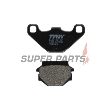 Накладки -TRW- MCB523, Aprilia RX 125, Tuareg 350/600, Husaberg FE600, MC350, Husqvarna TE350/510, WR240/250, CR125/250, Kawasaki GPZ305/500, KLR250/600/650, KLE250/500, KMX125/200, ZX-7R 750, KTM Duke 400, MX125/250/500/600, Suzuki GN125, TU125