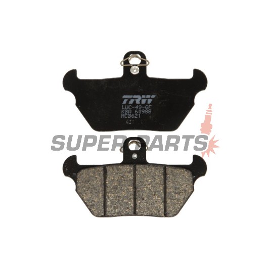 Накладки -TRW- MCB621, BMW K100RS 16V, K100LT ABS, K1100RS/ABS, K1100LT (1990-1998), R80/R80R (1991-1994)