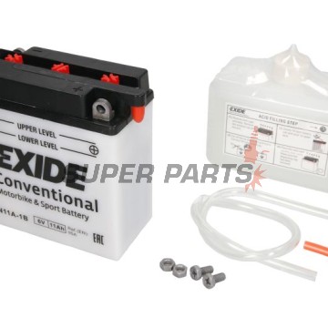 Акумулатор -EXIDE- 6N11A-1B, 11Ah 6V