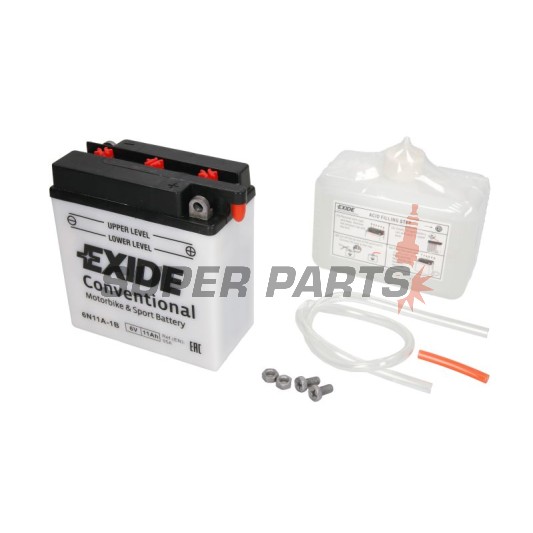 Акумулатор -EXIDE- 6N11A-1B, 11Ah 6V