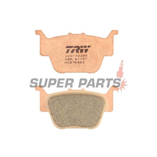 Накладки -TRW- MCB769SI, Honda TRX FourTrax Rancher/Rincon/Sportrax - 420-650cc, 2003-2013
