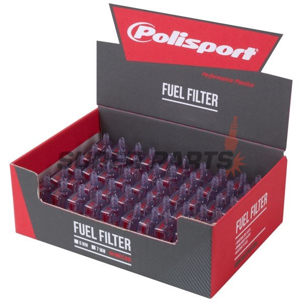 Горивен филтър -POLISPORT- 6mm, 50бр - универсален