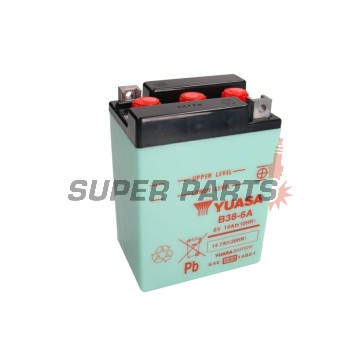 Акумулатор -YUASA- B38-6A, 14Ah 6V