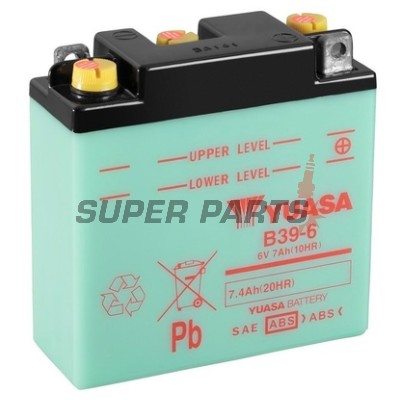 Акумулатор -YUASA- B39-6, 7Ah 6V