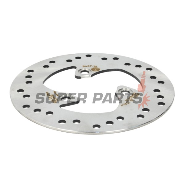 Спирачен диск -BREMBO- 68B40716, Benelli 491, K2, Naked; Beta Ark, Eikon, Quadra; Honda Bali, SJ, Sky; MBK Booster, Stunt, Nitro; Peugeot Buxy, Elyseo, Elystar, Jet Force, Looxor, Ludix, SV, Speedake, Squab, TKR, Vivacity (1990s-2006)