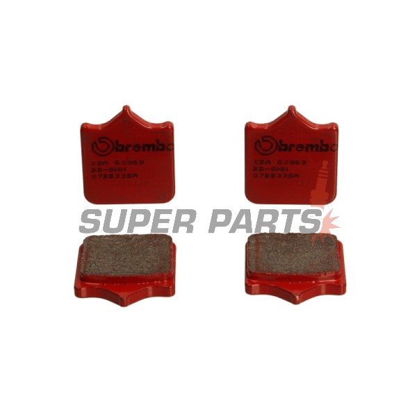Накладки -BREMBO- 07BB33SA, Aprilia RSV Mille / Benelli TnT / BMW S1000RR / Ducati Monster S4R / KTM Super Duke 990
